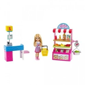 Барбі челсі супермаркет Gtn67 набір Barbie Chelsea Shop + лялька