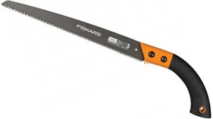 Ручна пила Fiskars Hdc06 садова для обрізування свіжого дерева 56,5 см посилена