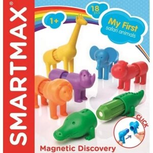 Smartmax Max My First Safari Animals магнітні блоки Iuvi Games 18 шт