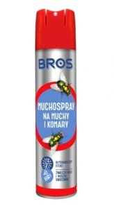 Розпилювач аерозоль проти комарів молей мух ос Bros 0,325 кг 400 мл спрей проти мух молей мух мухоспрей 750мл в Івано-Франківській області от компании Інтернет-магазин EconomPokupka