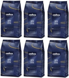 6 Кава в зернах Lavazza Super Crema 1000 г