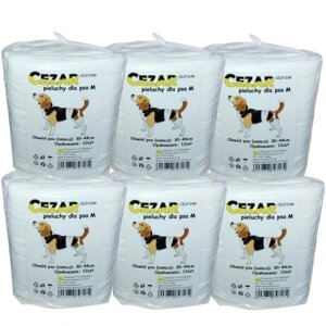 Пелюшки памперси для собак CEZAR 30-44 6x12шт