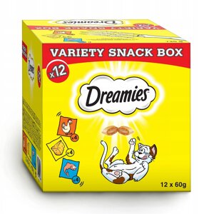 Dreamies ласощі для кота 12x60g бокс асорті апетитні смаки курки сиру та лосося в Івано-Франківській області от компании Інтернет-магазин EconomPokupka