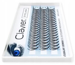 12 шт. Clavier Eyelash 11мм шовкові густі природні вії в Івано-Франківській області от компании Інтернет-магазин EconomPokupka