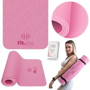 Килимок для йоги Fit Me 183x61 см рожевий