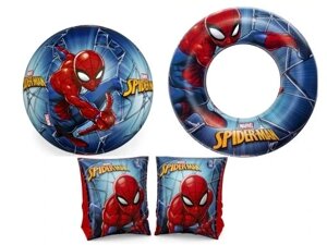 Рукавчики для плавання Bestway Spiderman Marvel: набір круг м'яч