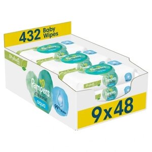 Pampers Harmonie Aqua вологі серветки 9 шт. 48 шт. в Івано-Франківській області от компании Інтернет-магазин EconomPokupka