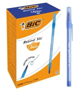 Ручка Bic Round Stick M блакитна еко комплект офісний шкільний еко 60 шт. в Івано-Франківській області от компании Інтернет-магазин EconomPokupka