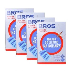 Наповнювачі для електровідпугувача проти комарів 20 штук 4x замінна пластина для фумігатора проти комарів та інших комах