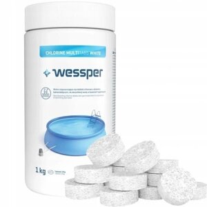 Таблетки хлору Wessper 1 кг 10в1 для басейну 1кг 20г мультифункціональні для джакузі спа хімія в Івано-Франківській області от компании Інтернет-магазин EconomPokupka