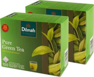 Зелений чай швидкого приготування Dilmah 150 г Pure Green 200 пакетиків в Івано-Франківській області от компании Інтернет-магазин EconomPokupka