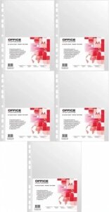 Файл для документів а4 5 Office Products 100 A4 Pp Crystal Document Sleeves 100 Pcs Office Products X 5 уп. Office