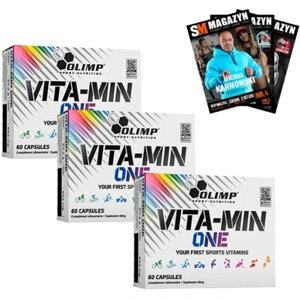 3x Вітаміни капсули Olimp Vita-Min One multivitamins 100 г 60 шт