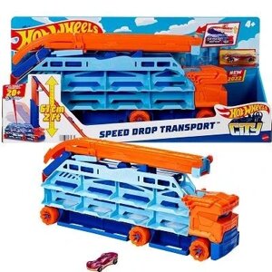 Hot Wheels Speed drop Transport Car Track Hdy92-гарячі пропозиції міський автовоз гусениця + Mattel