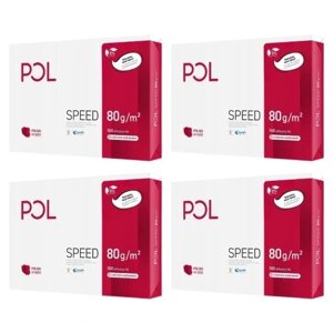 Папір офісний 4 пачки Polspeed, формат а4, 80г, 500 аркушів в Івано-Франківській області от компании Інтернет-магазин EconomPokupka