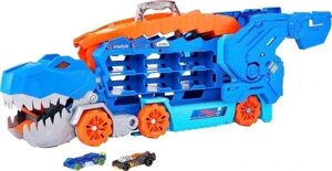Hot Wheels T-rex Mega Transporter Set гоночні траси Mattel Hng50