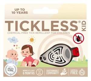 Ультразвуковий захист від кліщів Tickless Kid бежевий для дітей в Івано-Франківській області от компании Інтернет-магазин EconomPokupka