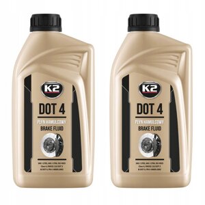 K2 T108 рідина для гальм Dot 4 1л X2