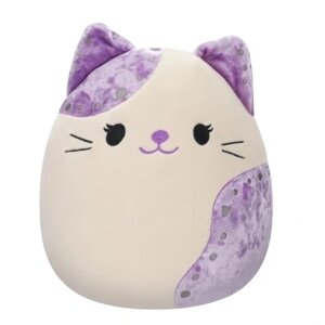 Squishmallows плюшевий бархатний біло-фіолетовий кіт Rune 30 см в Івано-Франківській області от компании Інтернет-магазин EconomPokupka