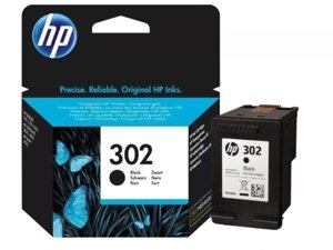 Оригінальний чорнильний картридж HP F6U66AE 302 Black