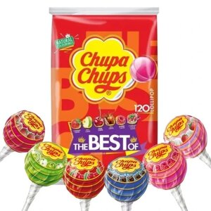 Chupa Chups льодяники різноманітних смаків (1шт.) "the Best Of" 7 смаків 120 штук велика пачка в Івано-Франківській області от компании Інтернет-магазин EconomPokupka