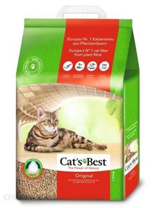 Котячий наповнювач Cats Best Eko Plus 40L 17,2кг в Івано-Франківській області от компании Інтернет-магазин EconomPokupka