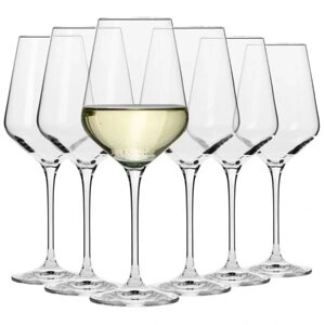 Келихи для білого вина Krosno Avant-Garde прозорі 390 мл 6 шт