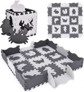 Розвиваючий килимок Інтерактивний пінопластовий пазл для немовлят і дітей Foam Puzzle Xxl Playback
