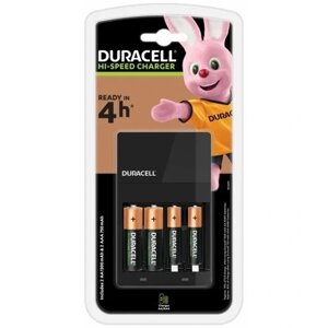 Зарядний пристрій Duracell Cef14 Aa Aaa Hi-speed + акумулятори 2xaa 2xaaa