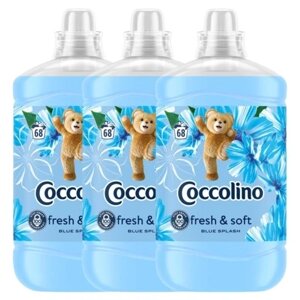 Рідина для змивання тканин Coccolino Fresh&soft Blue Splash 1,7 3x1,7л (204 прання) в Івано-Франківській області от компании Інтернет-магазин EconomPokupka