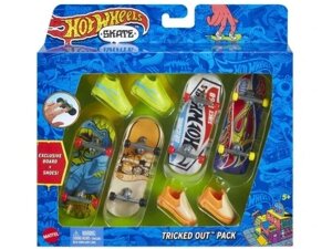 Hot Wheels Skate Skateboard + Shoes 4-pack Hng72 набір грифа