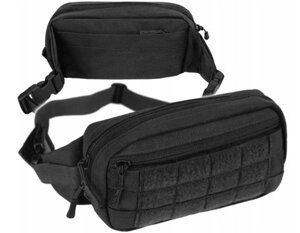 Mil-tec чорна поясна сумка Fannypack органайзер сумка Molle