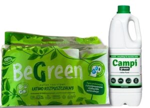 Туристичний туалет Campi Green 2l набір + рідина та папір 8 штук в Івано-Франківській області от компании Інтернет-магазин EconomPokupka