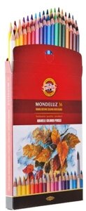 Олівці акварельні Koh-i-noor 36 кольорів Mondeluz 3719 лист в Івано-Франківській області от компании Інтернет-магазин EconomPokupka