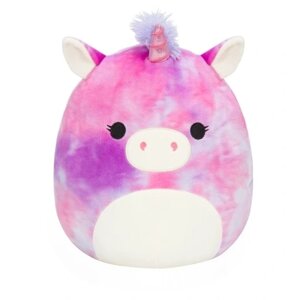 М'яка іграшка Squishmallows "єдиноріг лола" 30 см маскот