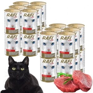 24x Вологий корм для котів Rafi яловичина 0,415 кг в Івано-Франківській області от компании Інтернет-магазин EconomPokupka