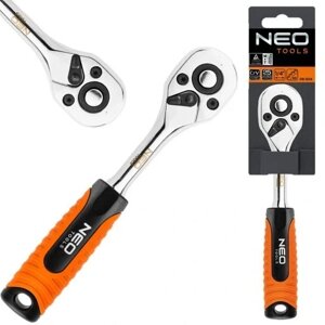 Ключ із тріскачкою Neo Tools 08-504 1/4", 150 мм 45T