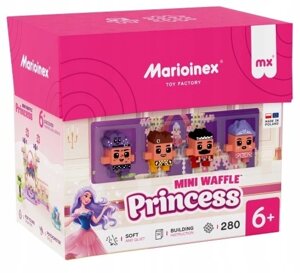 Вафлі міні Marioinex Princess королівська пригода 280 шт. 4 фігури