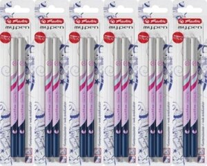 Коректор у ручці Herlitz 4008110380339 змазувач для пера з чорнилом My. pen 2 шт. шт. 6 упаковок