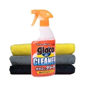 Soft99 Glaco De Cleaner для чищення гідрофобного скла 400 мл рідина 2в1