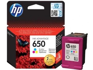Оригінальний чорнильний картридж HP CZ102AE 650 INK Advantage Color