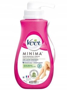 Veet крем для депіляції чутливої шкіри з помпою 400 мл Minima суха шкіра гладкі ноги ніжний 400 мл в Івано-Франківській області от компании Інтернет-магазин EconomPokupka