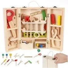 Дитячий ящик для інструментів Diy Workshop Set In Box набір майстерня своїми руками Kruzzel 22697