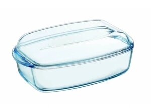 Жаростійкий прямокутний посуд Pyrex Essentials 7 з кришкою 7л