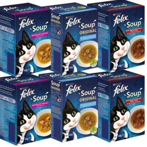 Вологий корм для котів Felix суміш смаків 36 х 48 г пакетики
