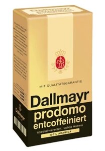 3 шт. Розмелена безкофеїнова кава Dallmayr Prodomo Entcoffeiniert 500 г