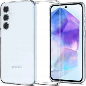 Чохол Spigen для Samsung Galaxy A55 5g Liquid Crystal безбарвний прозорий еластичний в Івано-Франківській області от компании Інтернет-магазин EconomPokupka