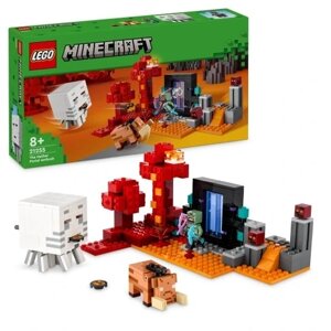 Конструктор LEGO Minecraft 21255 Потрапив у засаду в порталі Пустоти Nether Portal Ambush