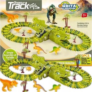 Mega Race Track Xxxl Dinosaur Park 169 шт. Magic зі 169 елементами + автомобіль Memfis Dm-dop в Івано-Франківській області от компании Інтернет-магазин EconomPokupka