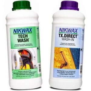 Засіб для чищення рідкий Nikwax Tech Wash Tx Direct 2000 мл (набір + прання в середині 2x1л)